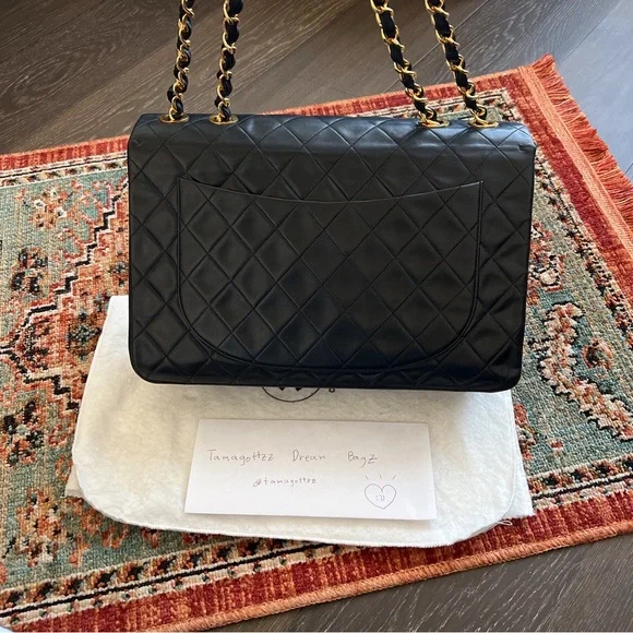 SOLD**Chanel Classic Vintage Maxi Jumbo XL Single Flap Bag - Picture 4 of 11